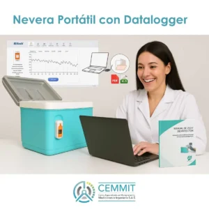 Nevera Portátil con Datalogger de 10 litros