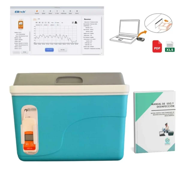 Nevera Portátil con Datalogger de 10 litros - Imagen 2