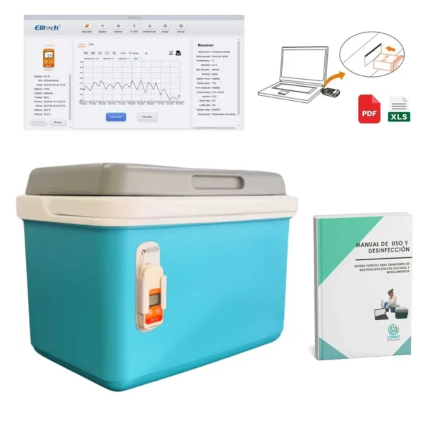 Nevera Portátil con Datalogger de 10 litros - Imagen 4