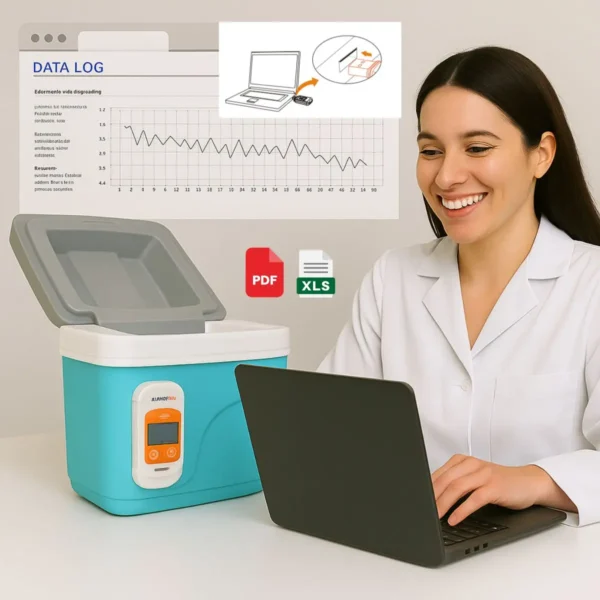 Nevera Portátil con Datalogger 4.5 litros
