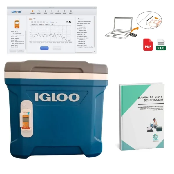 Nevera Portátil con Datalogger de 15 litros - Imagen 2