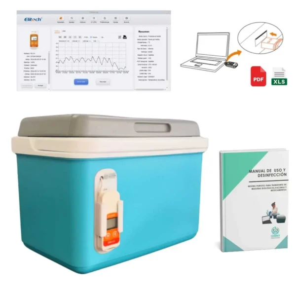 Nevera Portátil con Datalogger de 22 litros - Imagen 2