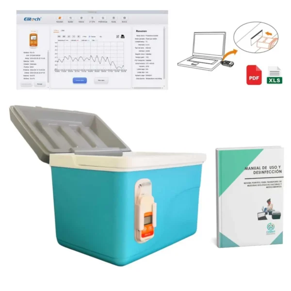 Nevera Portátil con Datalogger de 22 litros - Imagen 3