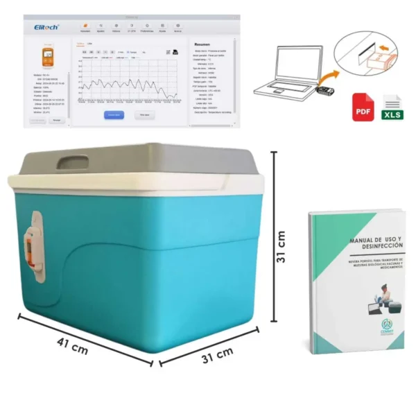 Nevera Portátil con Datalogger de 22 litros - Imagen 5